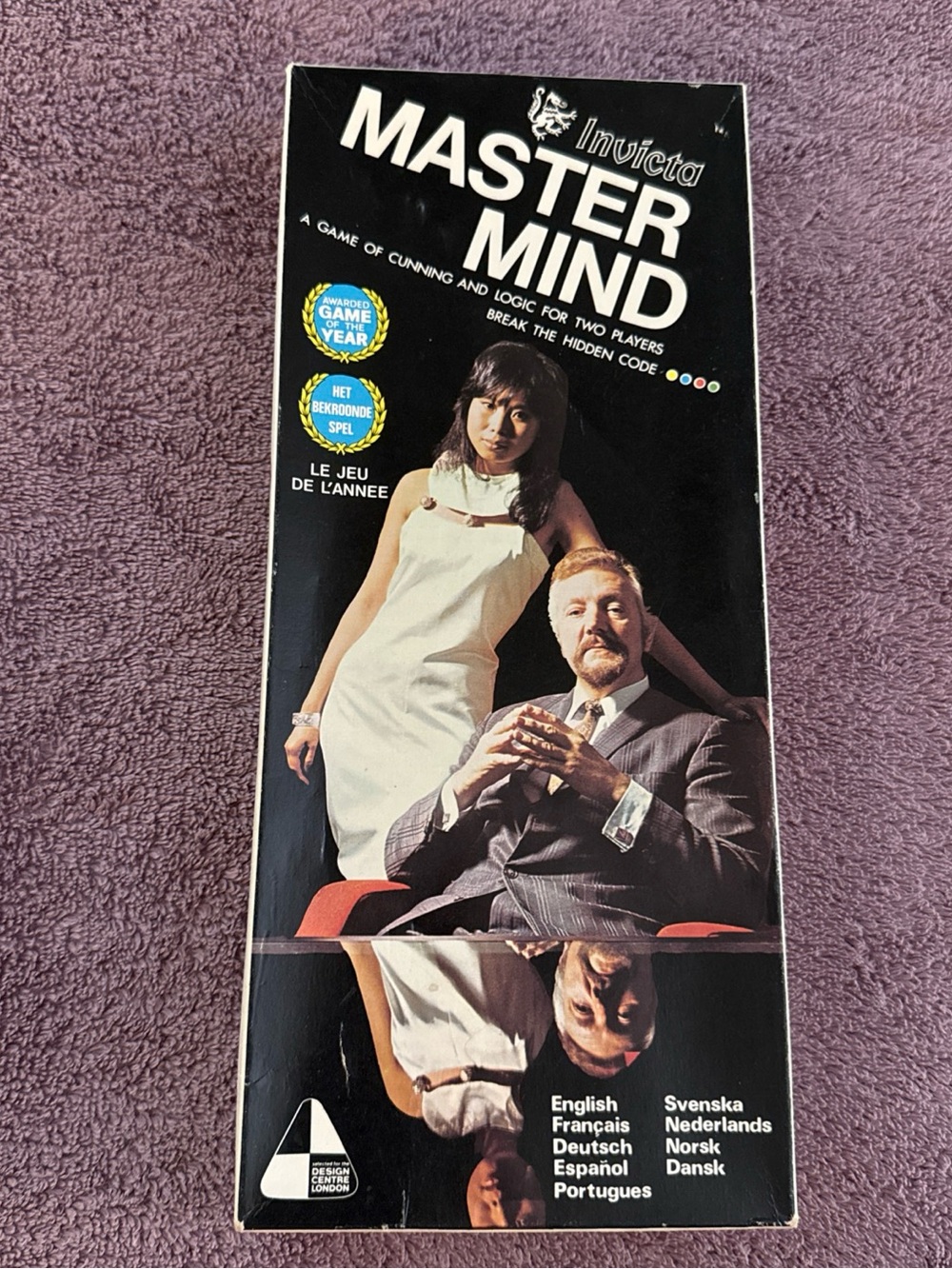 Invicta Master Mind Board Game - Black, White, Red
